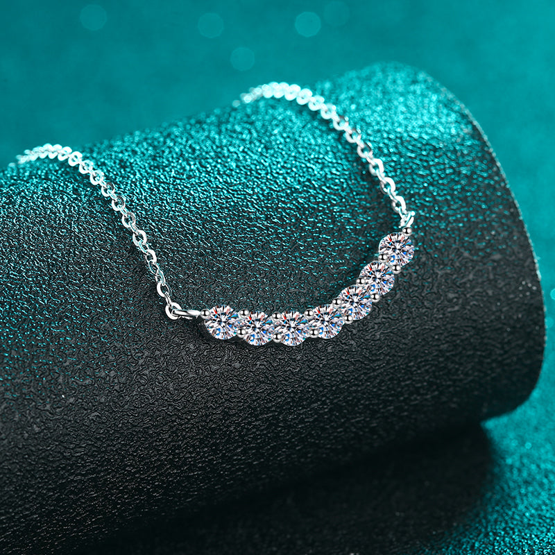 1.4 Ct Moissanite 925 Sterling Silver Necklace