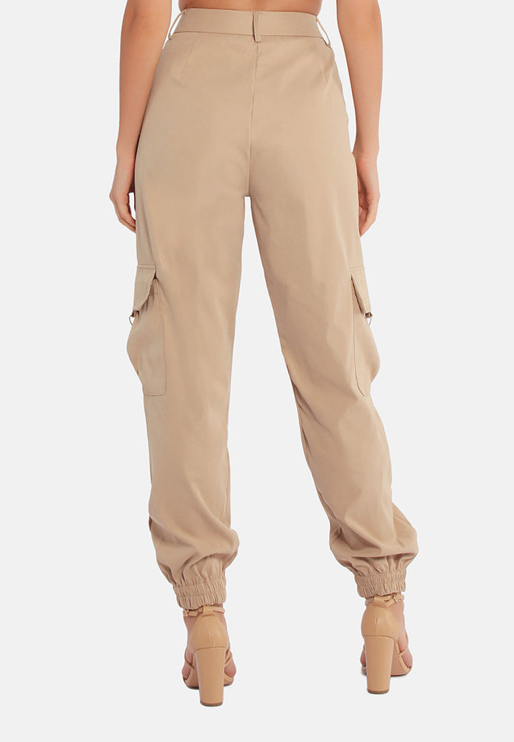 High Waist Cargo Pants