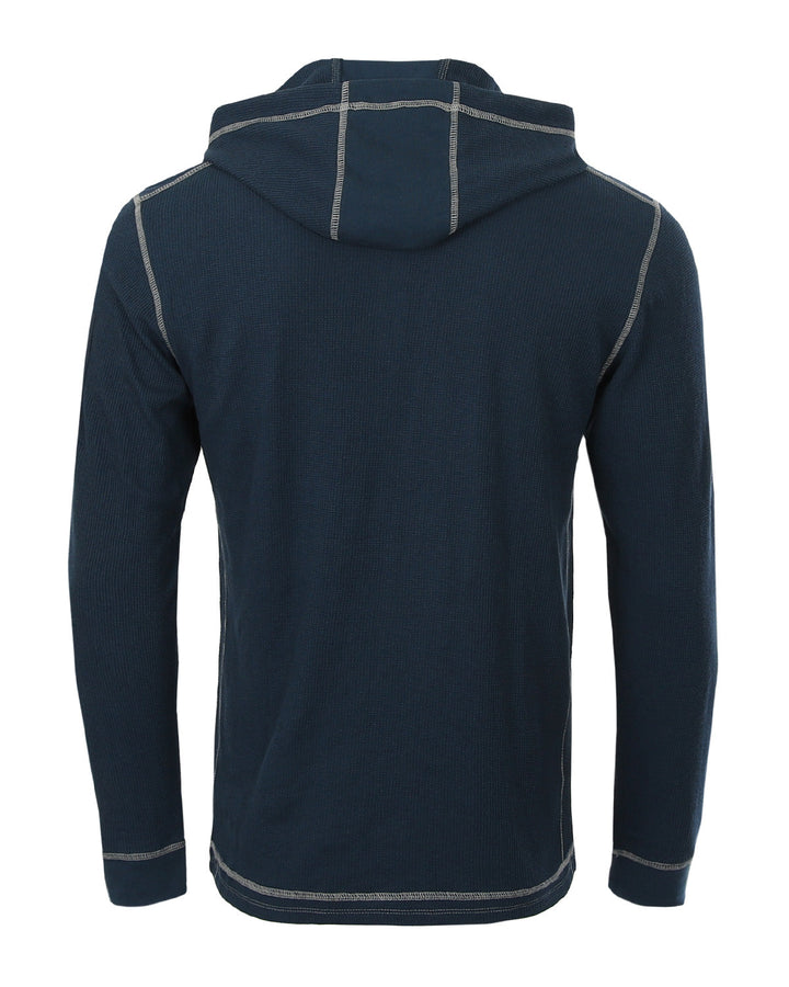 Men's Thermal Long Sleeve Lightweight Pocket Sleeve Hoodie