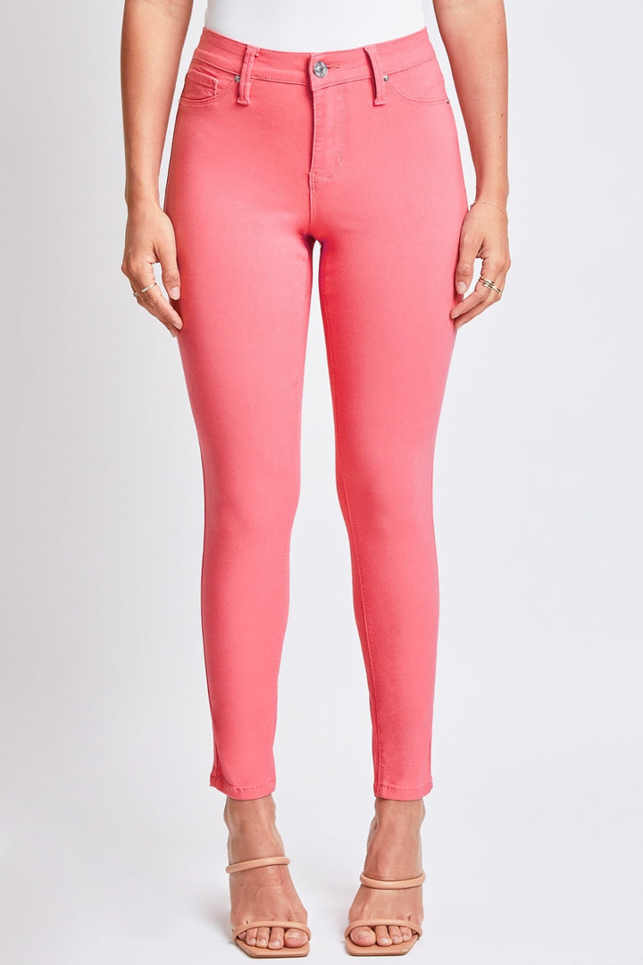 Pink Full Size Hyperstretch Mid-Rise Skinny Jeans