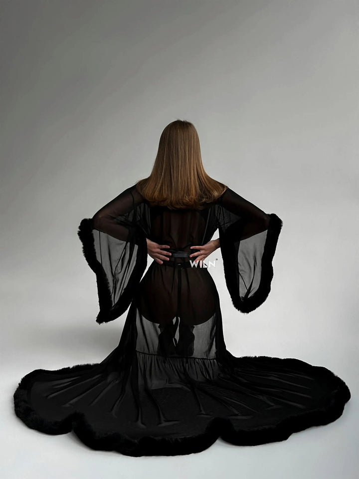 Burlesque Dress Stretch Black