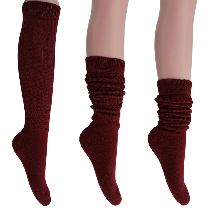 Women's Extra Long Heavy Slouch Cotton Socks 1 Pair