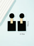 Sparkled in Gold Glam Drop Earrings