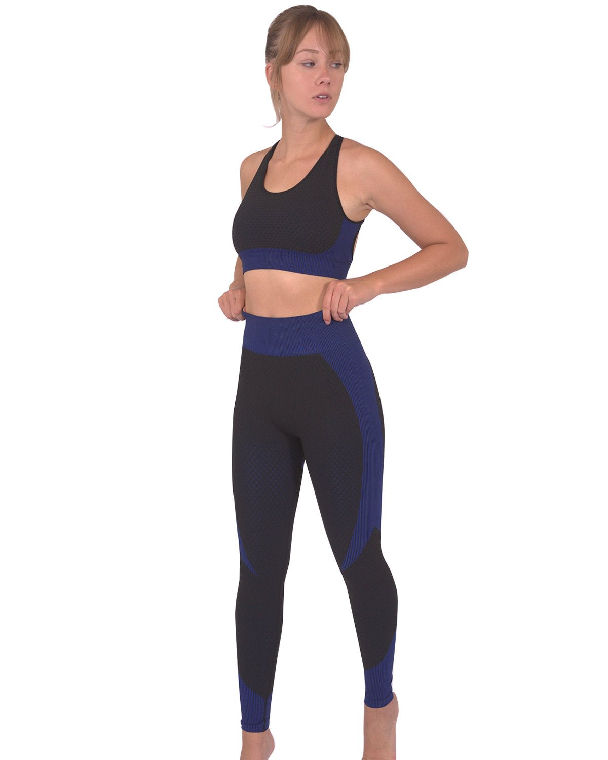 Trois Seamless Legging Black/Navy