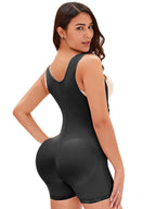 Full Size Side Zip Up Wide Strap Shapewear