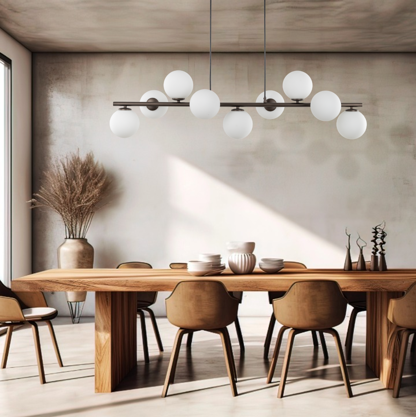 ESTERA Brown Scandinavian Pendant Light 9