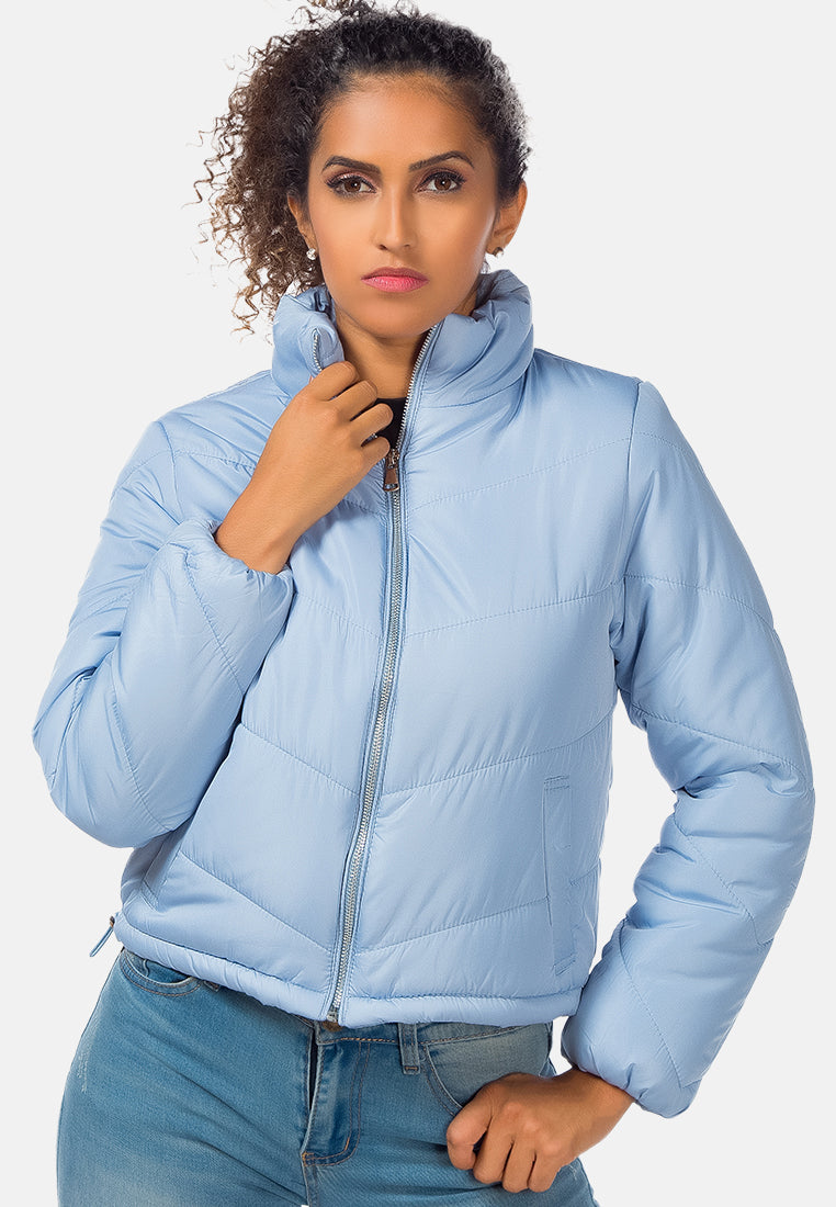 Long Sleeves Puffer Jacket