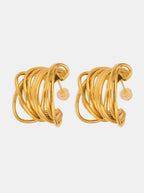 Titanium Steel Geometric Shape Earrings