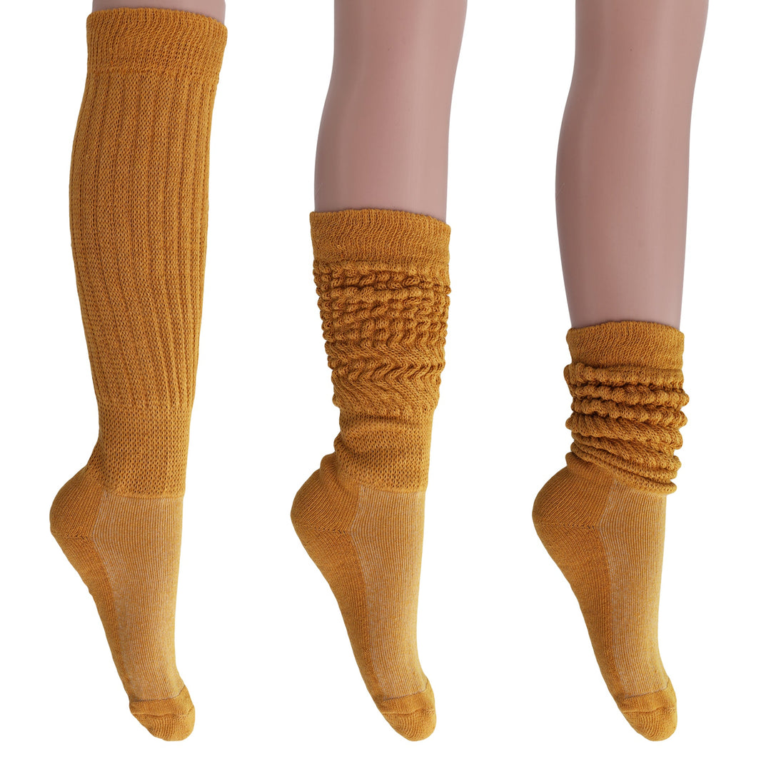 Women's Extra Long Heavy Slouch Cotton Socks 1 Pair