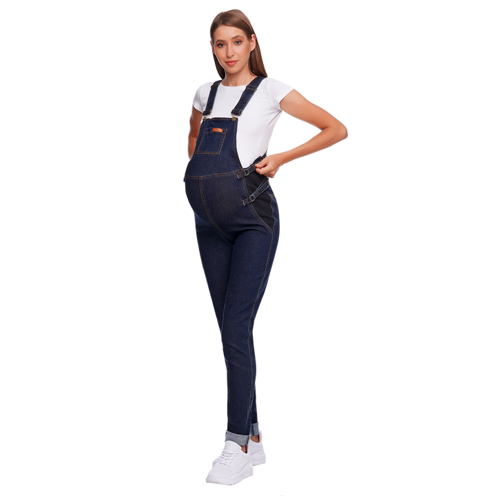 Belly Support Maternity Overall Long