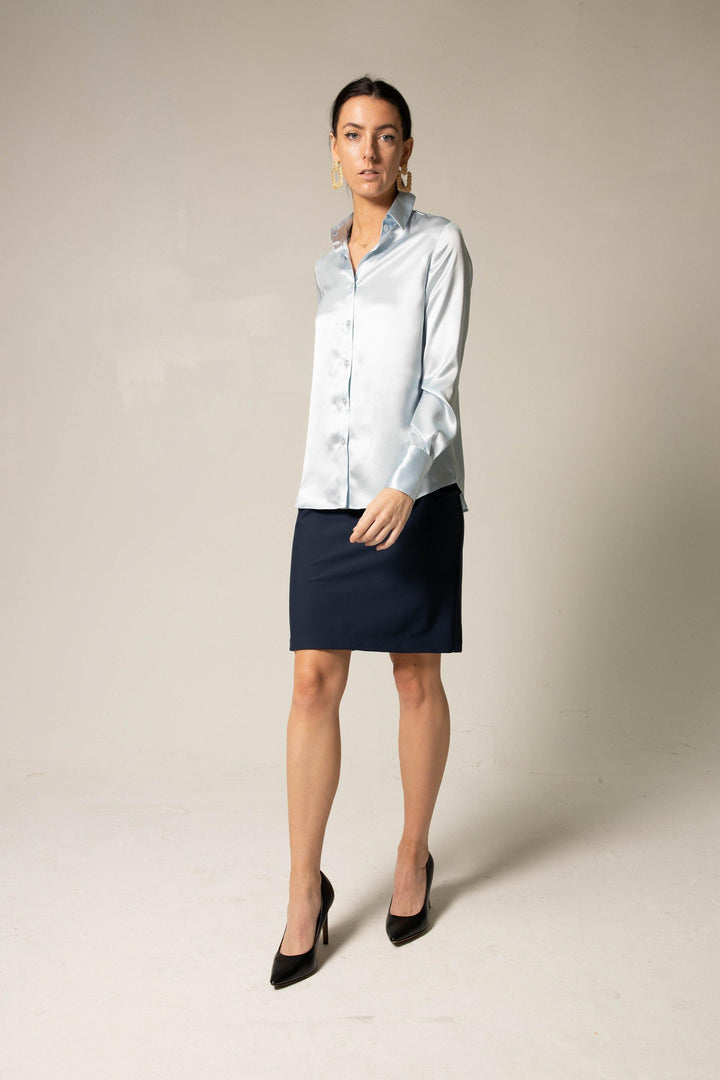 Navy Women's Straight Skirts