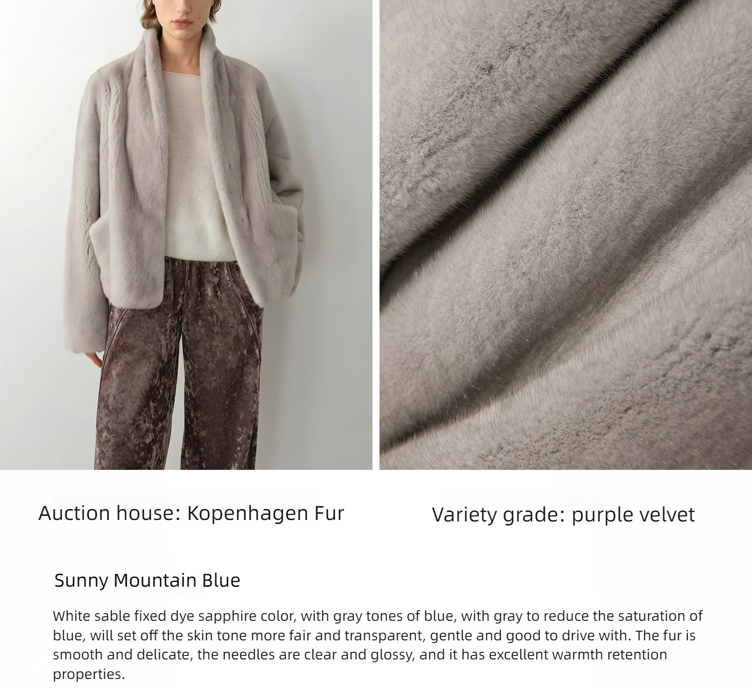 Pure Mink Urban Casual Jacket