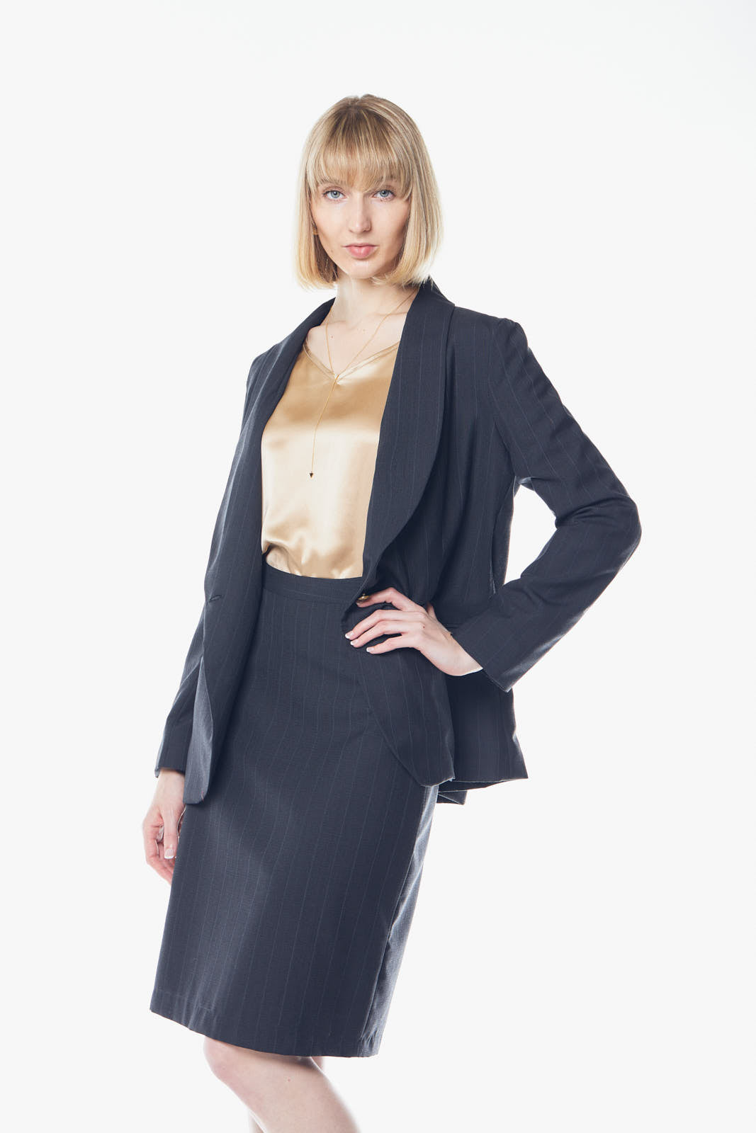 Tailor Wool Dark Grey Blazer