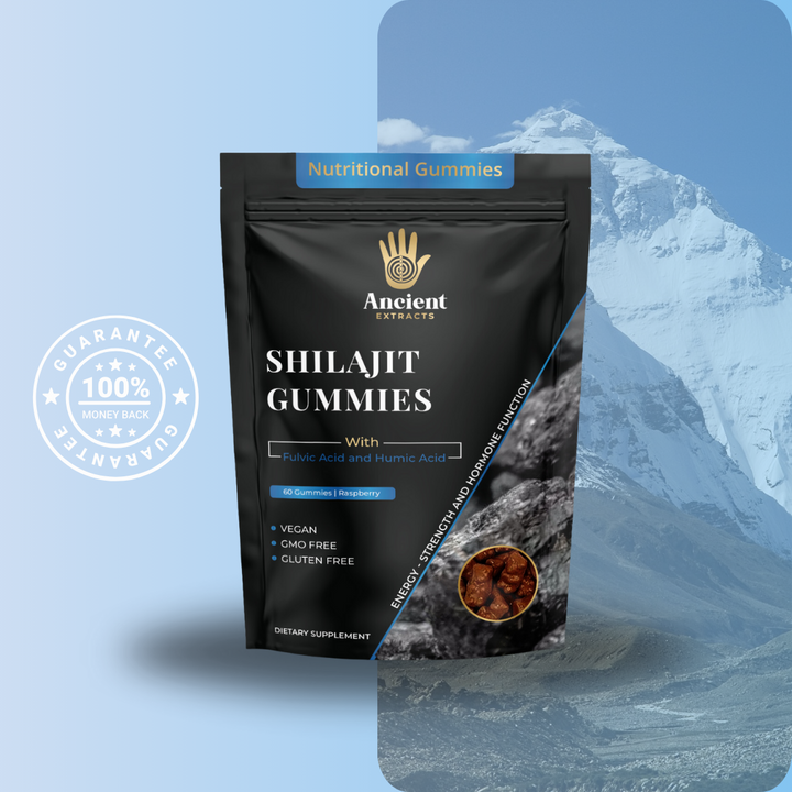 Shilajit Gummies Blueberry Flavour