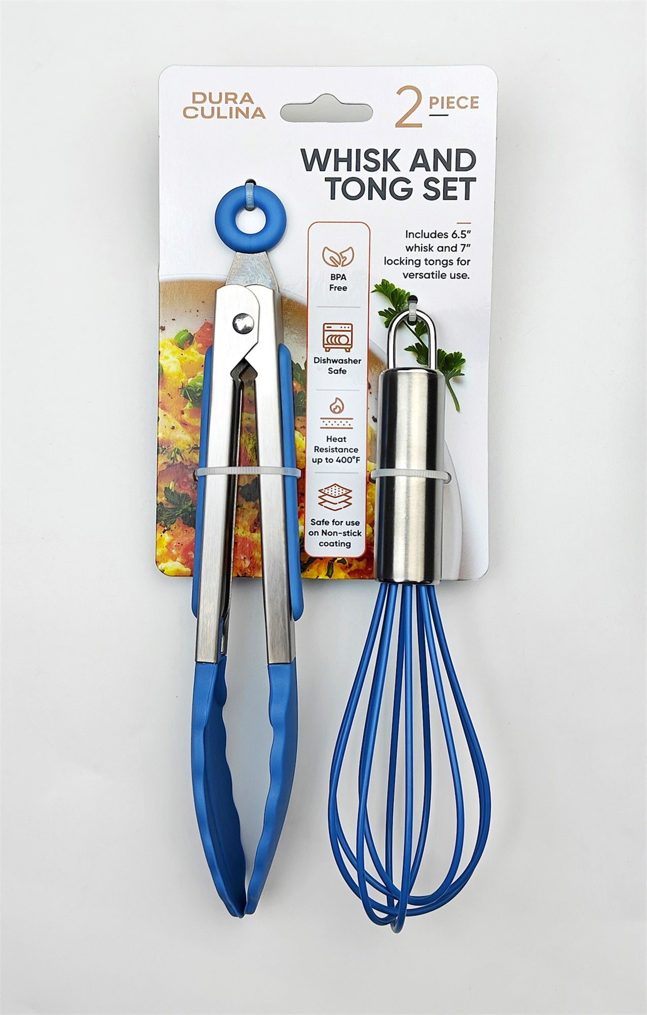 Whisk & Tong 2-Piece Set | Blue