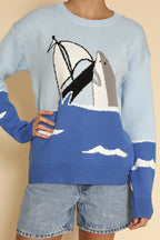 Shark Attack Knit Sweater