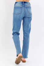 High Waist Straight Jeans