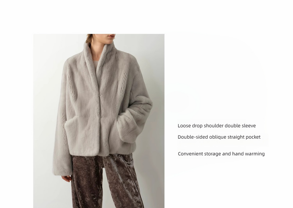 Pure Mink Urban Casual Jacket