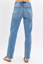 High Waist Straight Jeans