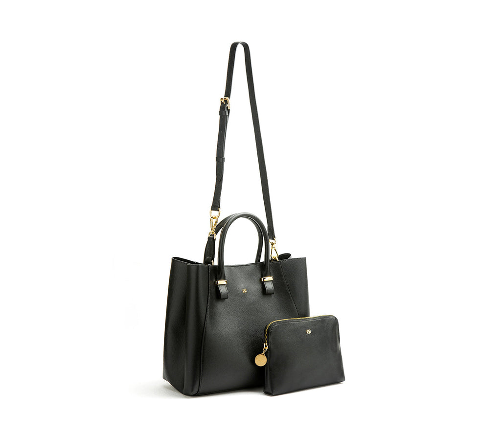 Jane Black Vegan Leather Satchel