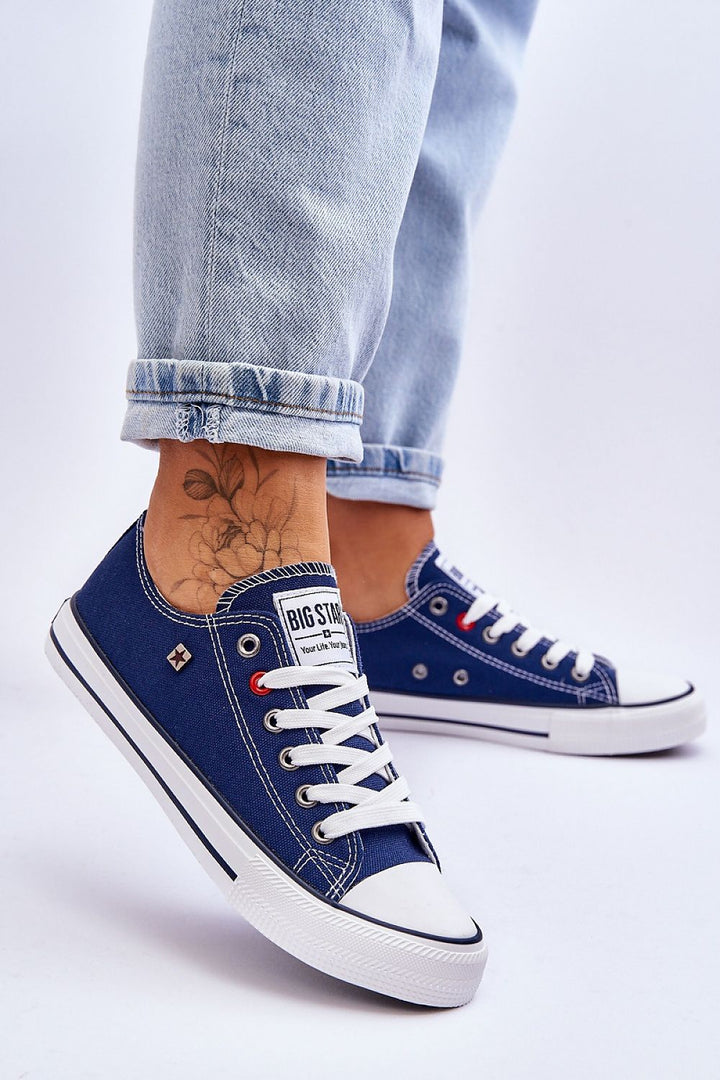 Classic Canvas Shoes Navy Blue