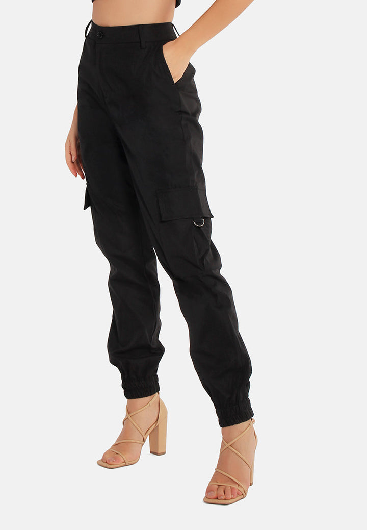 High Waist Cargo Pants