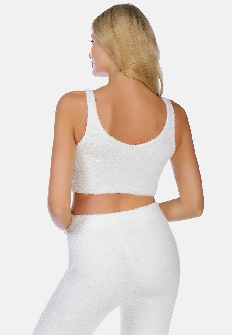 Casual Solid Crop Top