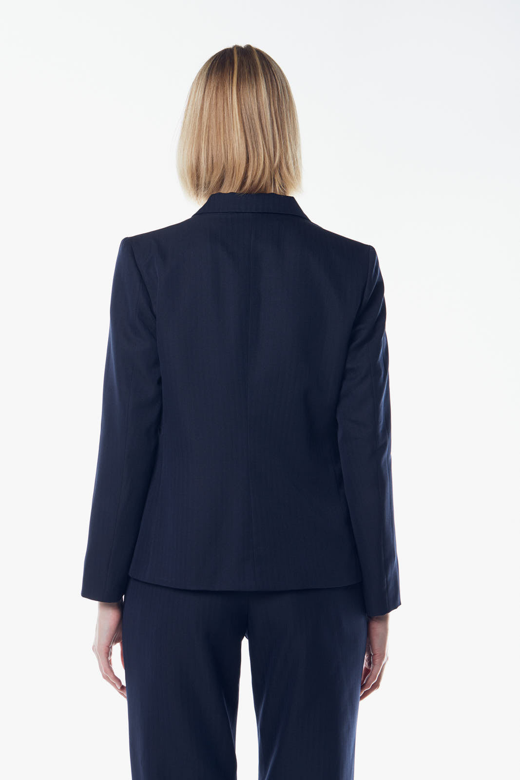 Wool Navy Suit Blazer