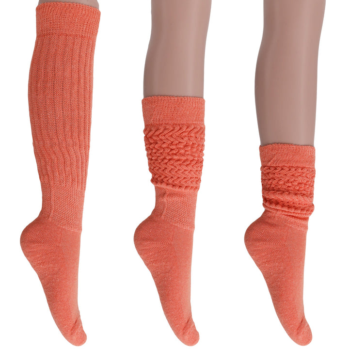 Women's Extra Long Heavy Slouch Cotton Socks 1 Pair