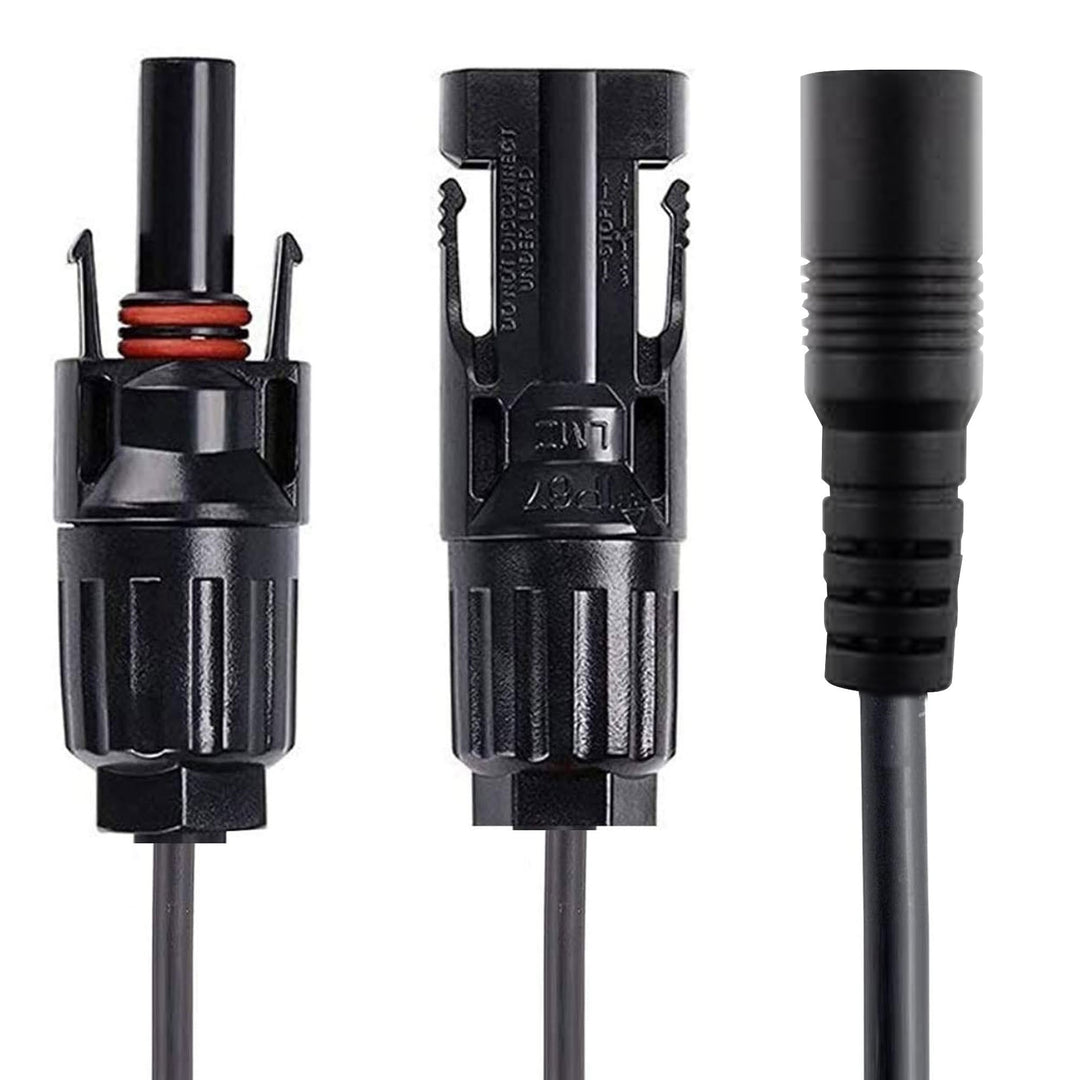 DC 8mm Female to Solar Connector Adapter Cable
