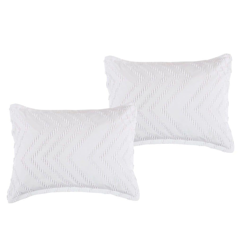 Kuron Comforter Set White (7pc)