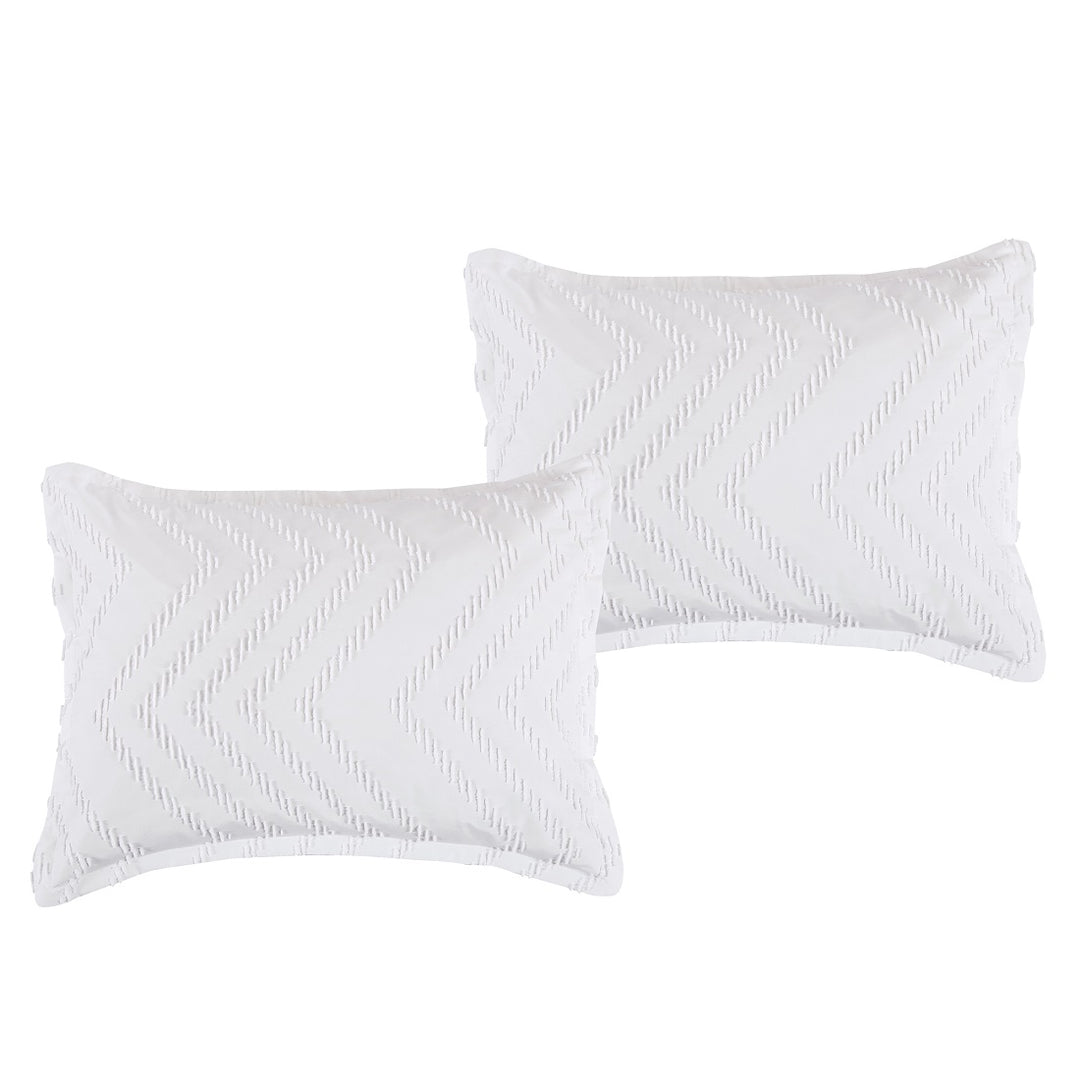 Kuron Comforter Set White (7pc)