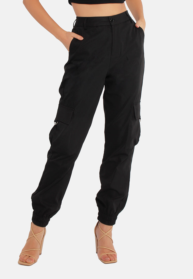 High Waist Cargo Pants