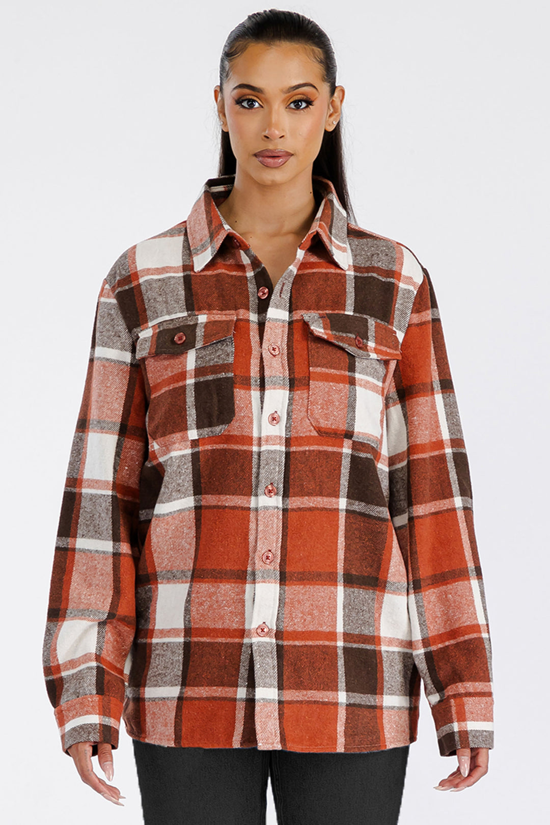 Boyfriend Brushed Flannel Shacket