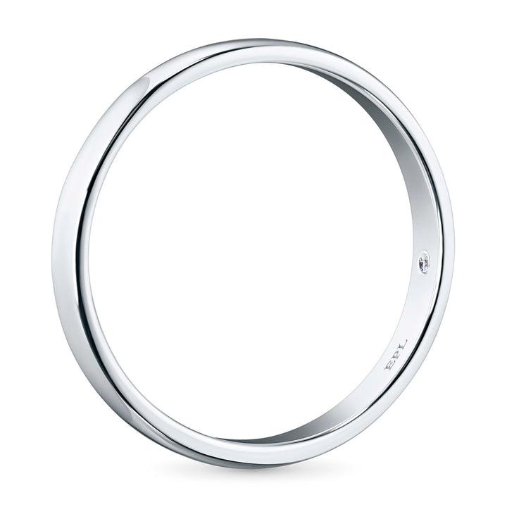 14K White Gold Ring Round-Cut Diamond 0.061 CT.TW