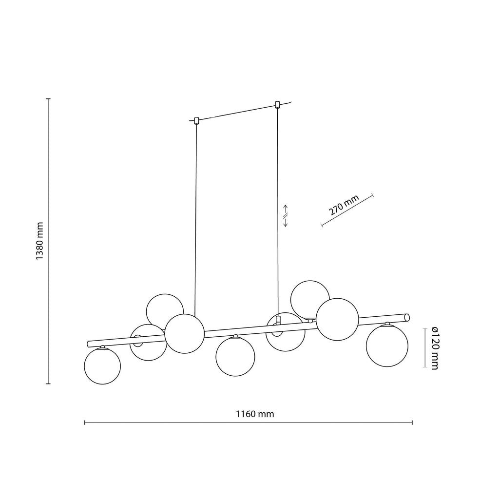 ESTERA Brown Scandinavian Pendant Light 9