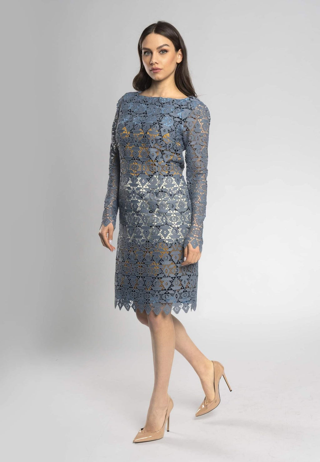 Azzurra Lace Sheath Dress