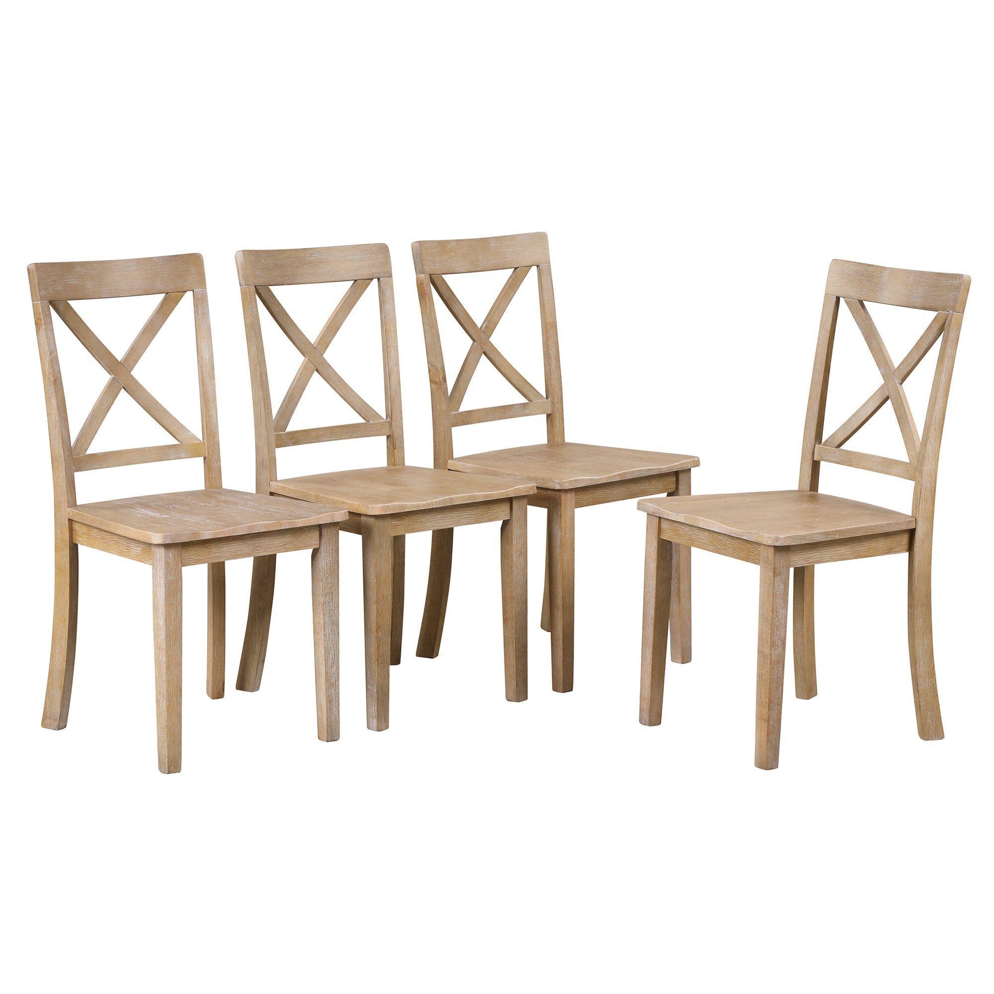 Modern Dining Table Set For 4 Round Table 4 Chairs