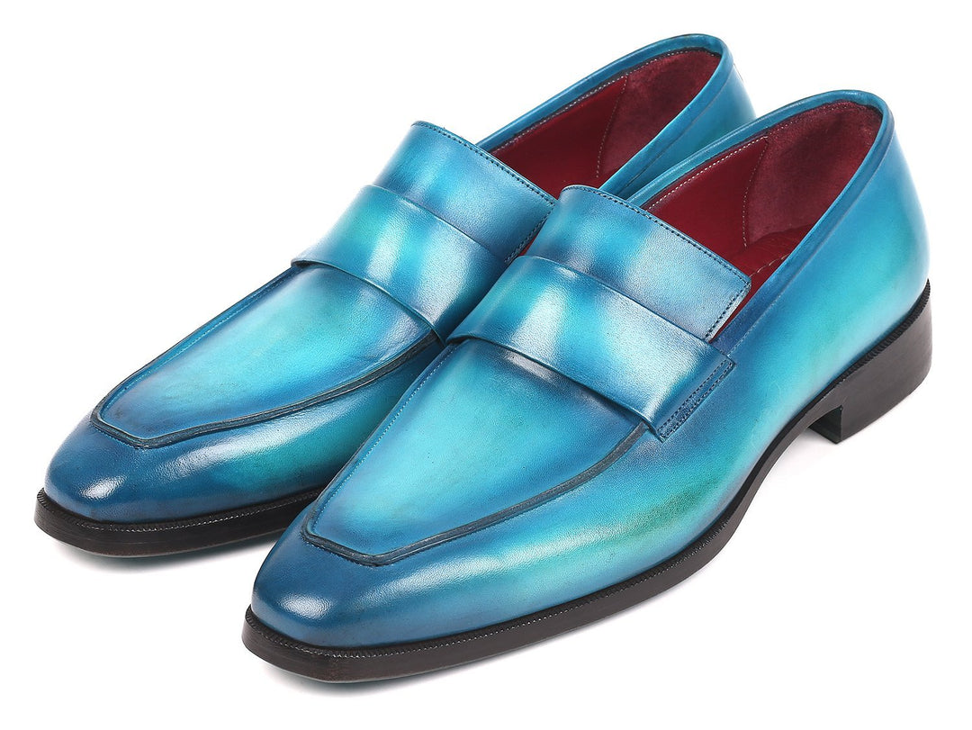Paul Parkman Men's Loafers Turquoise