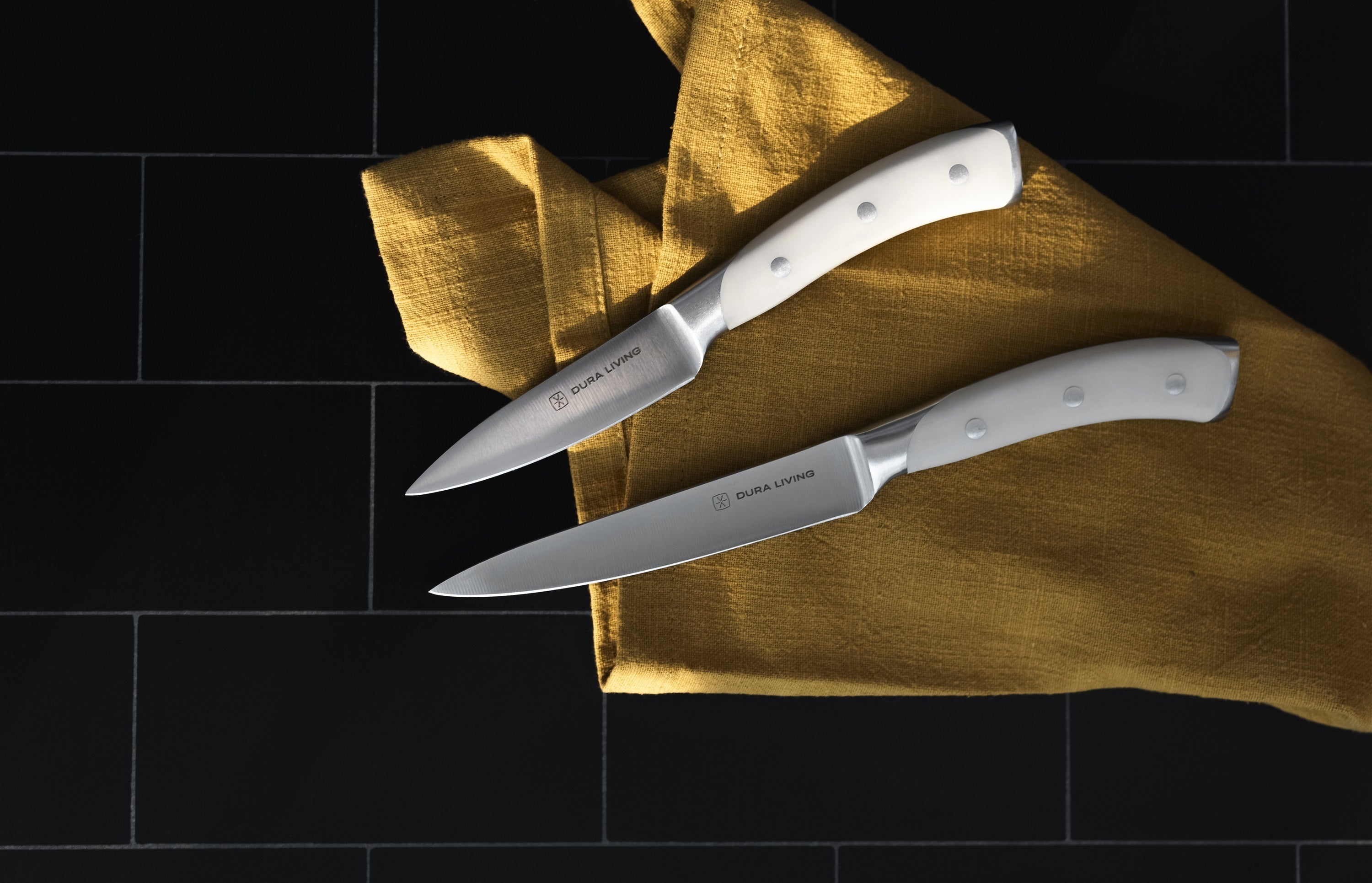 Elite 2-Piece Kitchen Knife Set | Cream