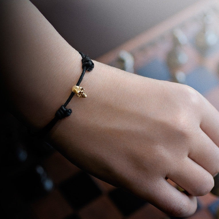 18K Gold Skull Trophy Bracelet
