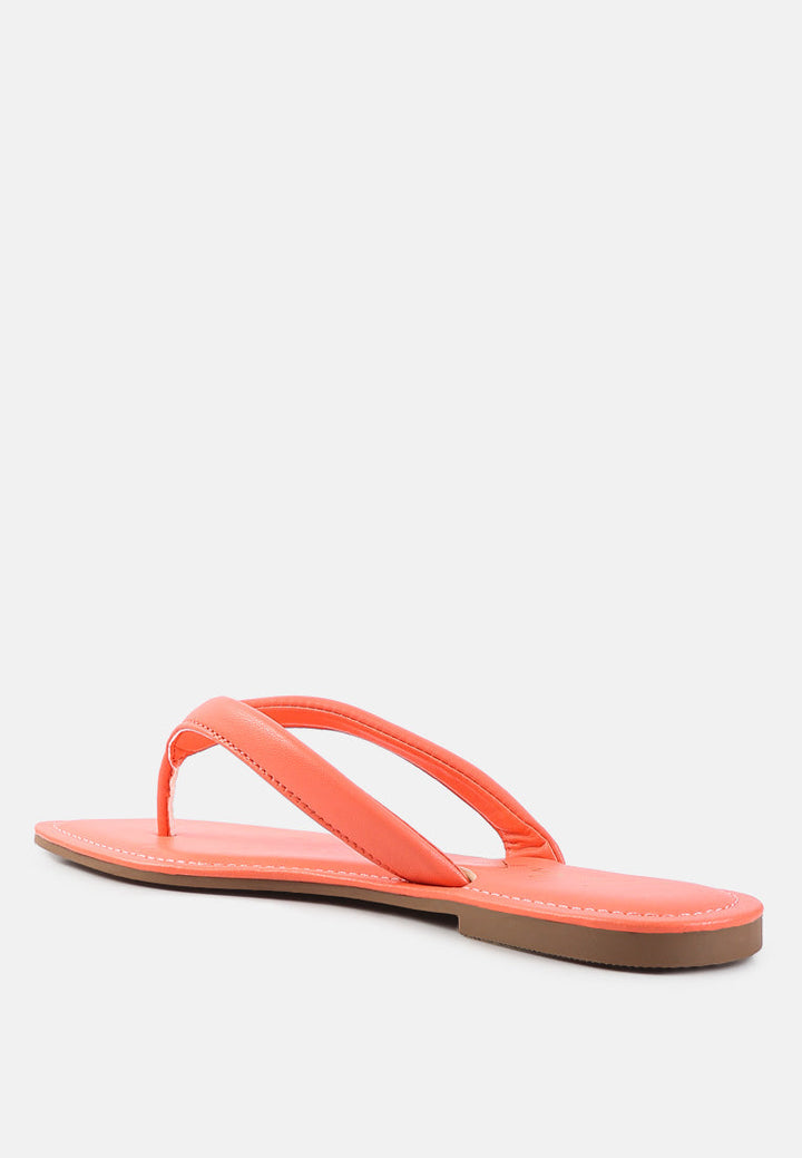 Tolpo Square Toe Thong Flats