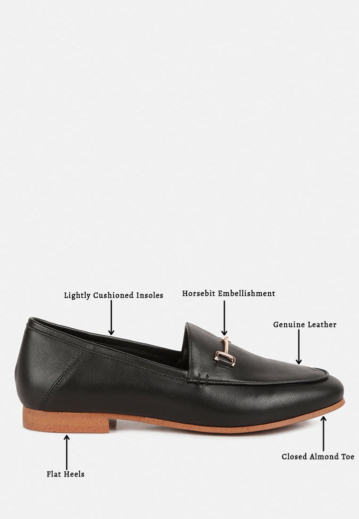 Dareth Horsebit Flat Heel Loafers