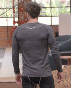 Adrian Men's Long Sleeve Shirt Black