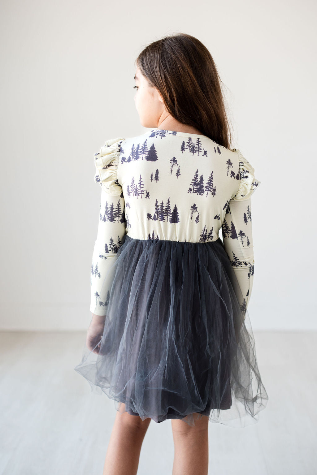 Long Sleeve Tulle Dress Sasquatch