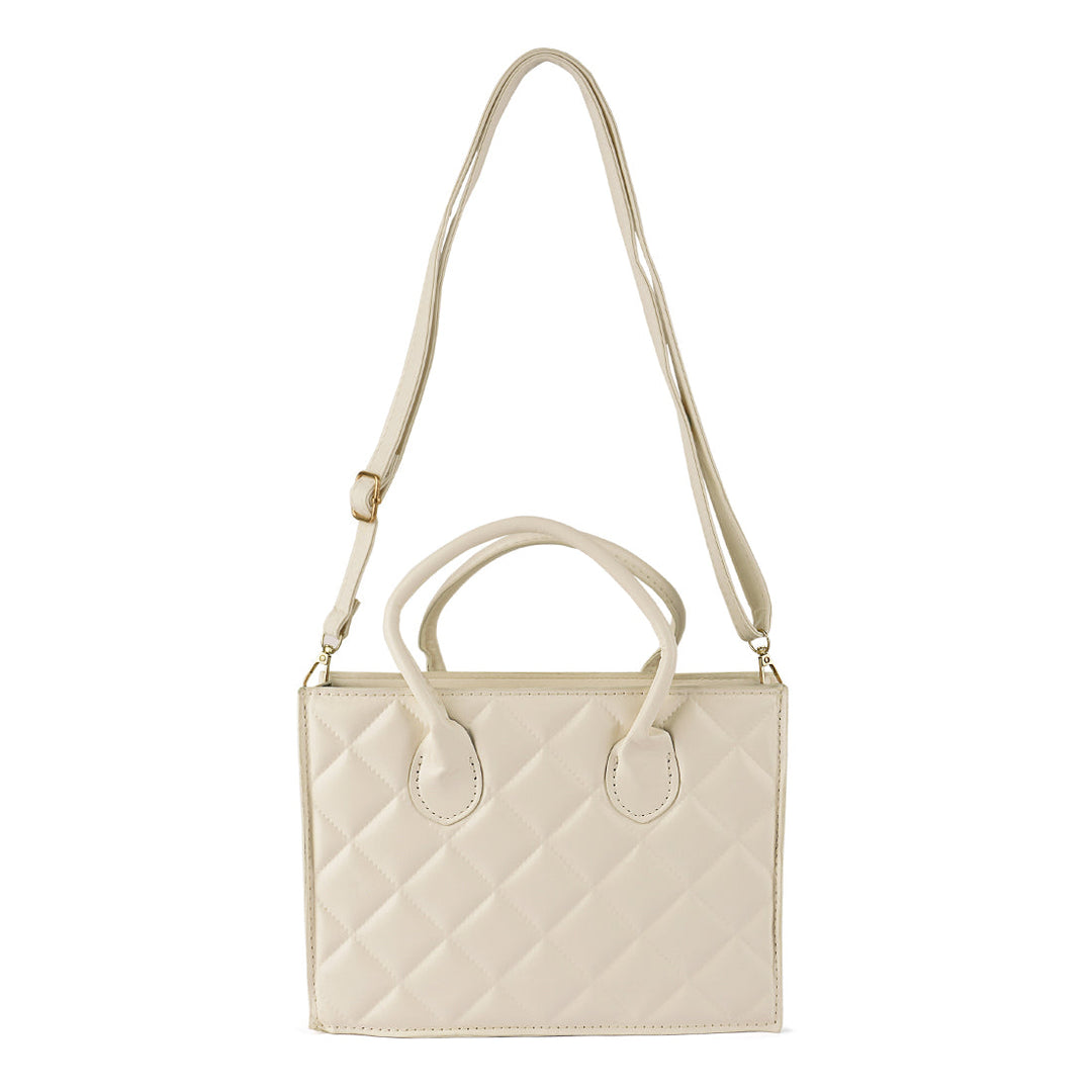 Quilted Structure Hand Bag