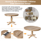 Modern Dining Table Set For 4 Round Table 4 Chairs