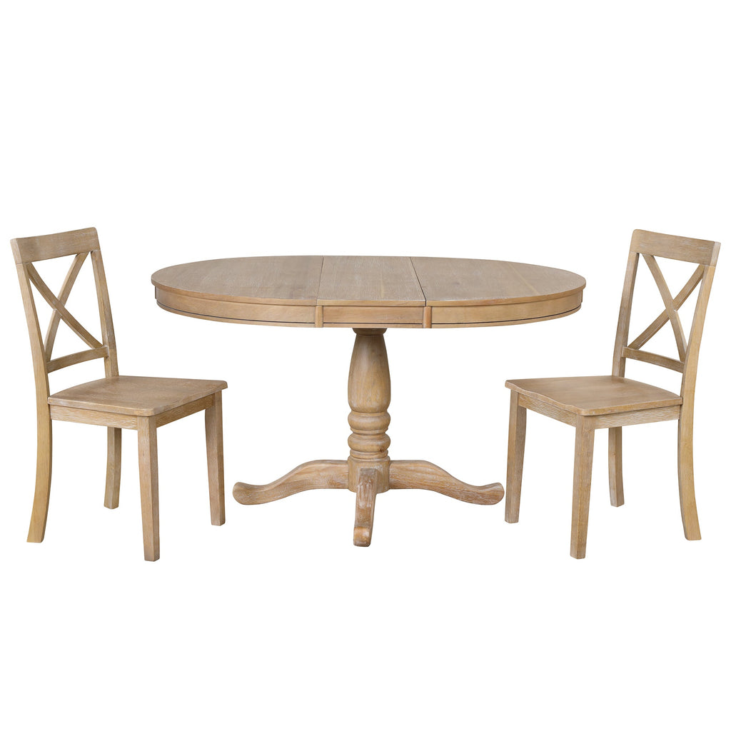 Modern Dining Table Set For 4 Round Table 4 Chairs