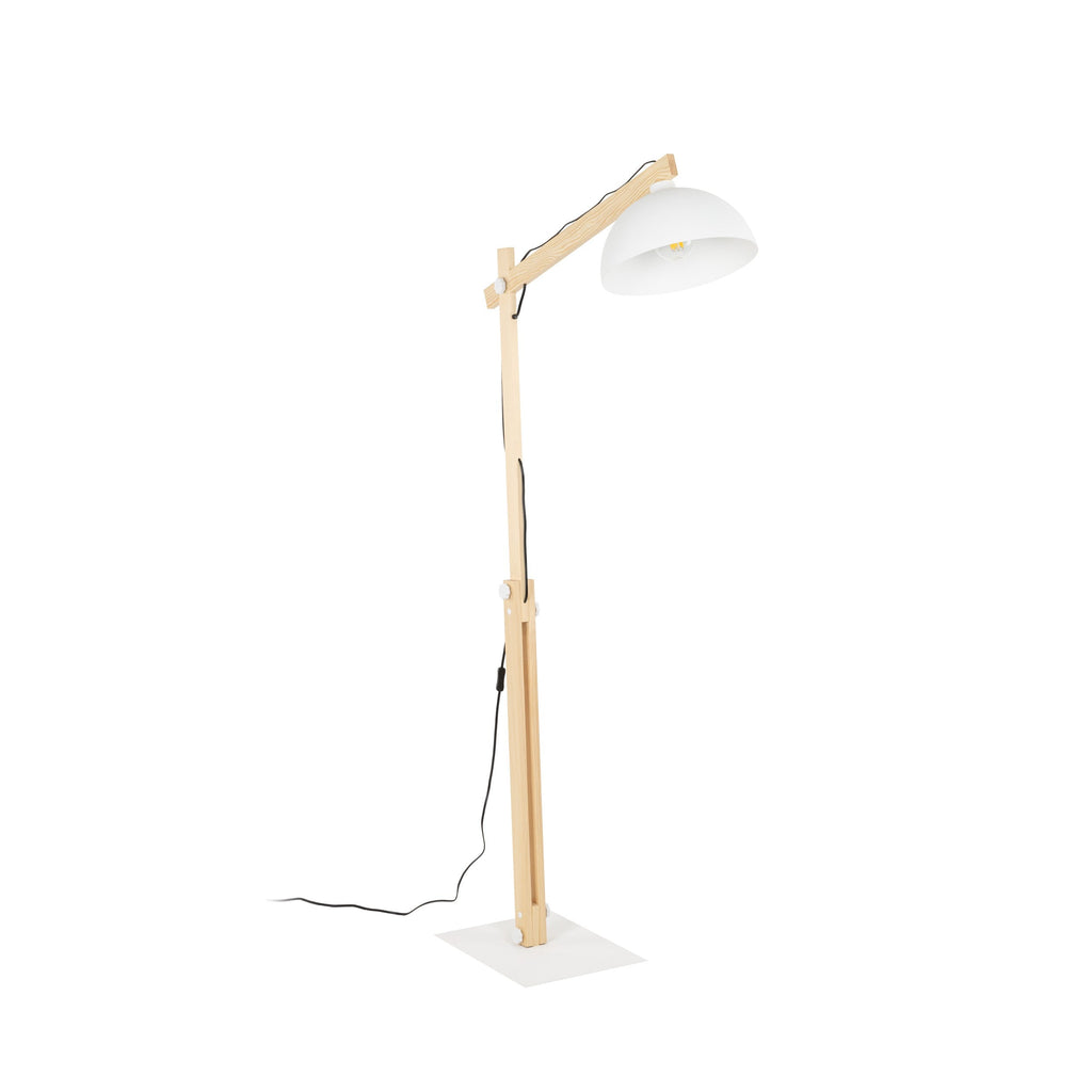 OSLO White Scandinavian Floor Lamp
