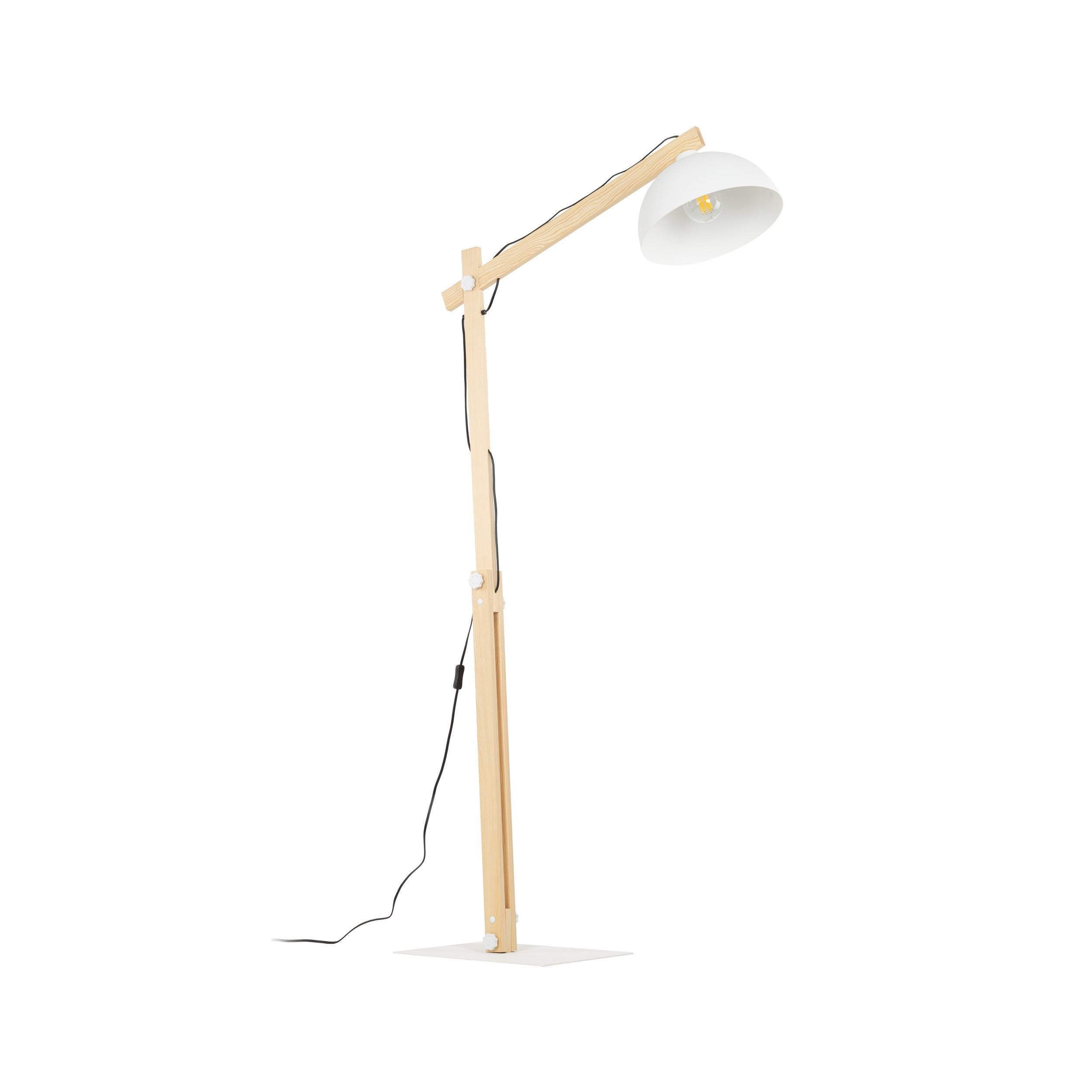 OSLO White Scandinavian Floor Lamp